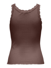 Top aus Baumwollmix