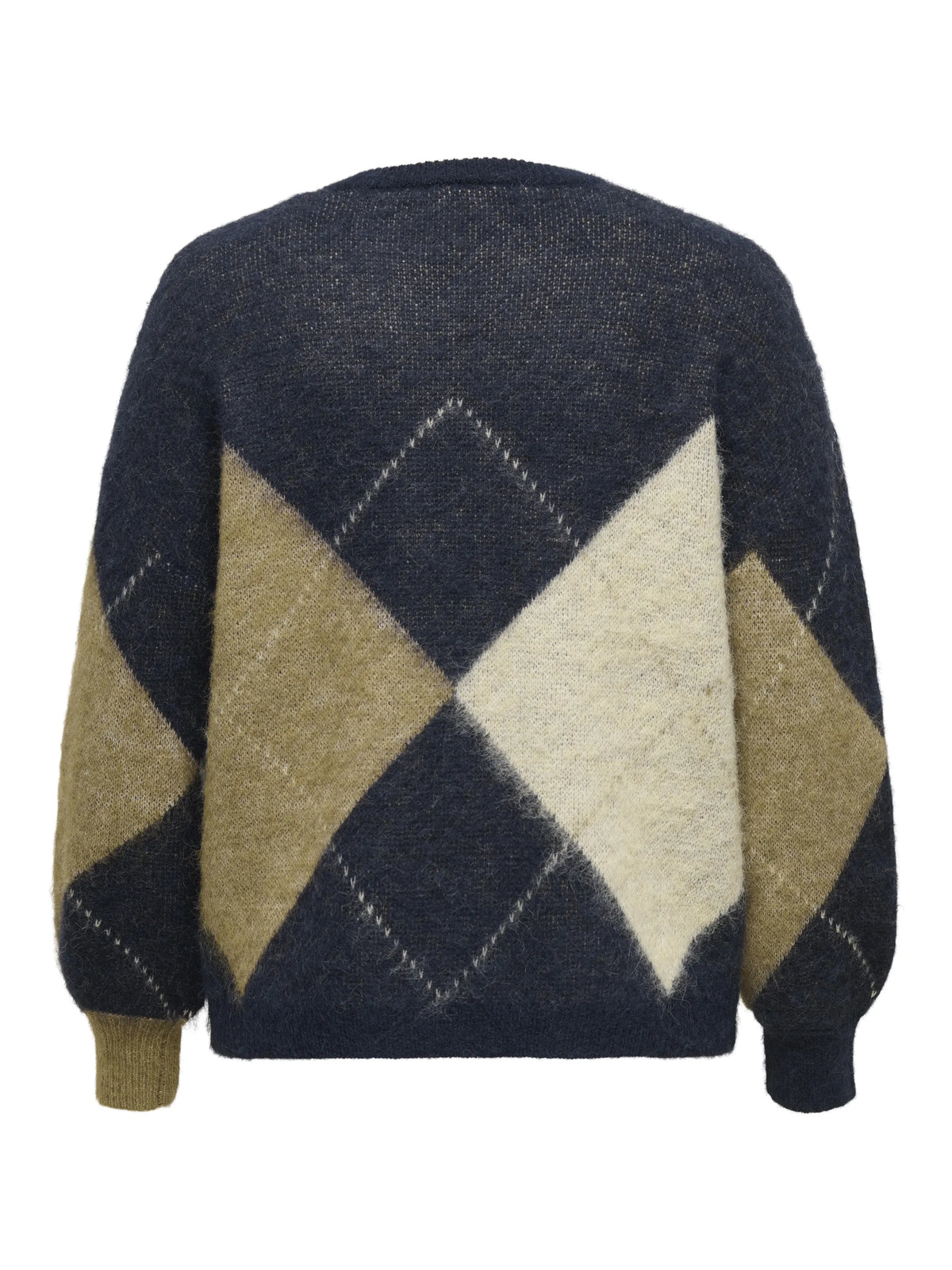 Strickpullover gemustert