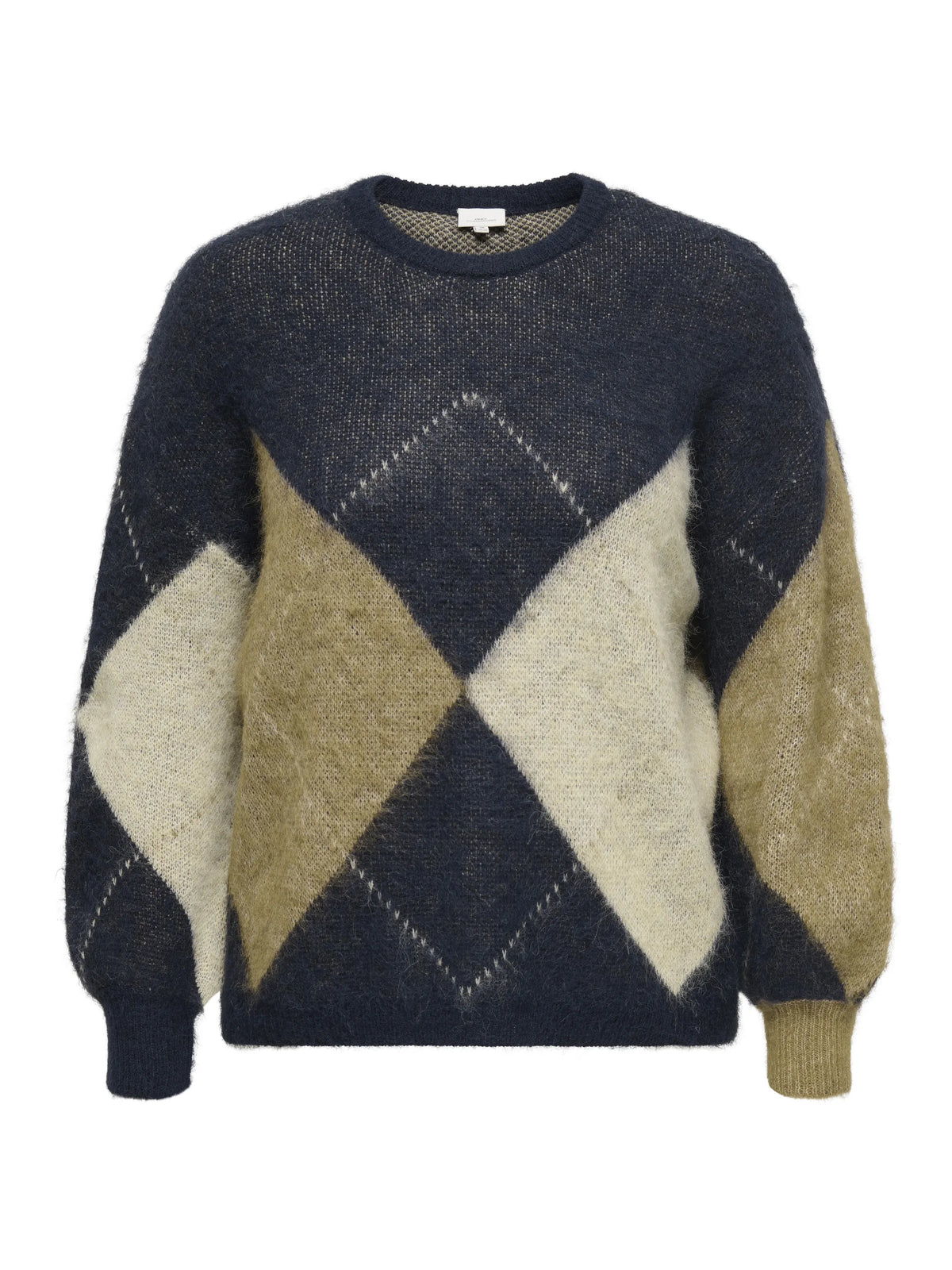 Strickpullover gemustert