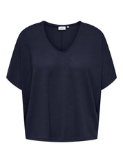 Strick-T-Shirt CARTAMMI aus Viskosemix