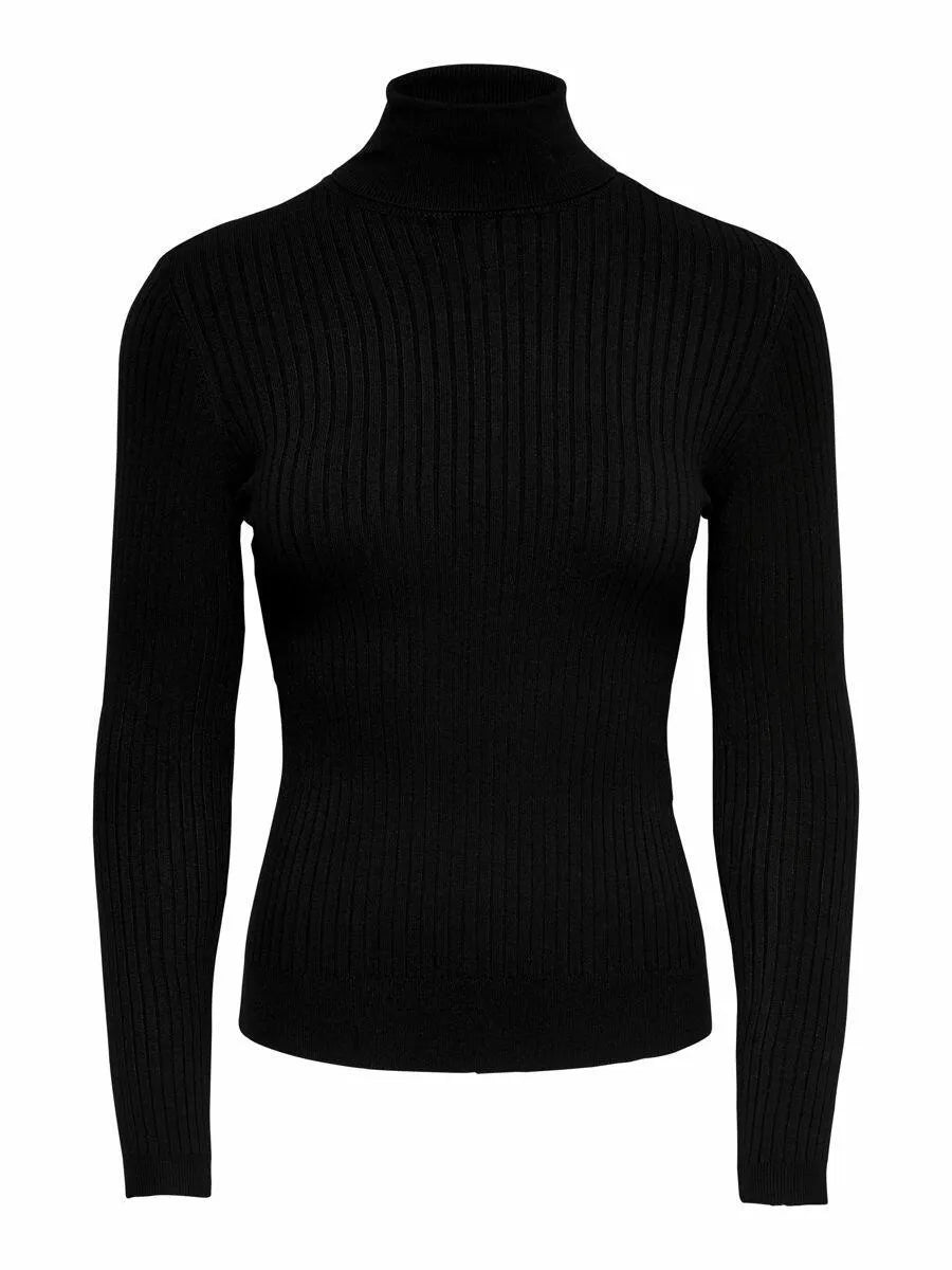 Strickpullover mit Rollkragen