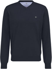 Strickpullover mit V-Ausschnitt