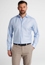 Hemd Modern Fit aus Leinenmix