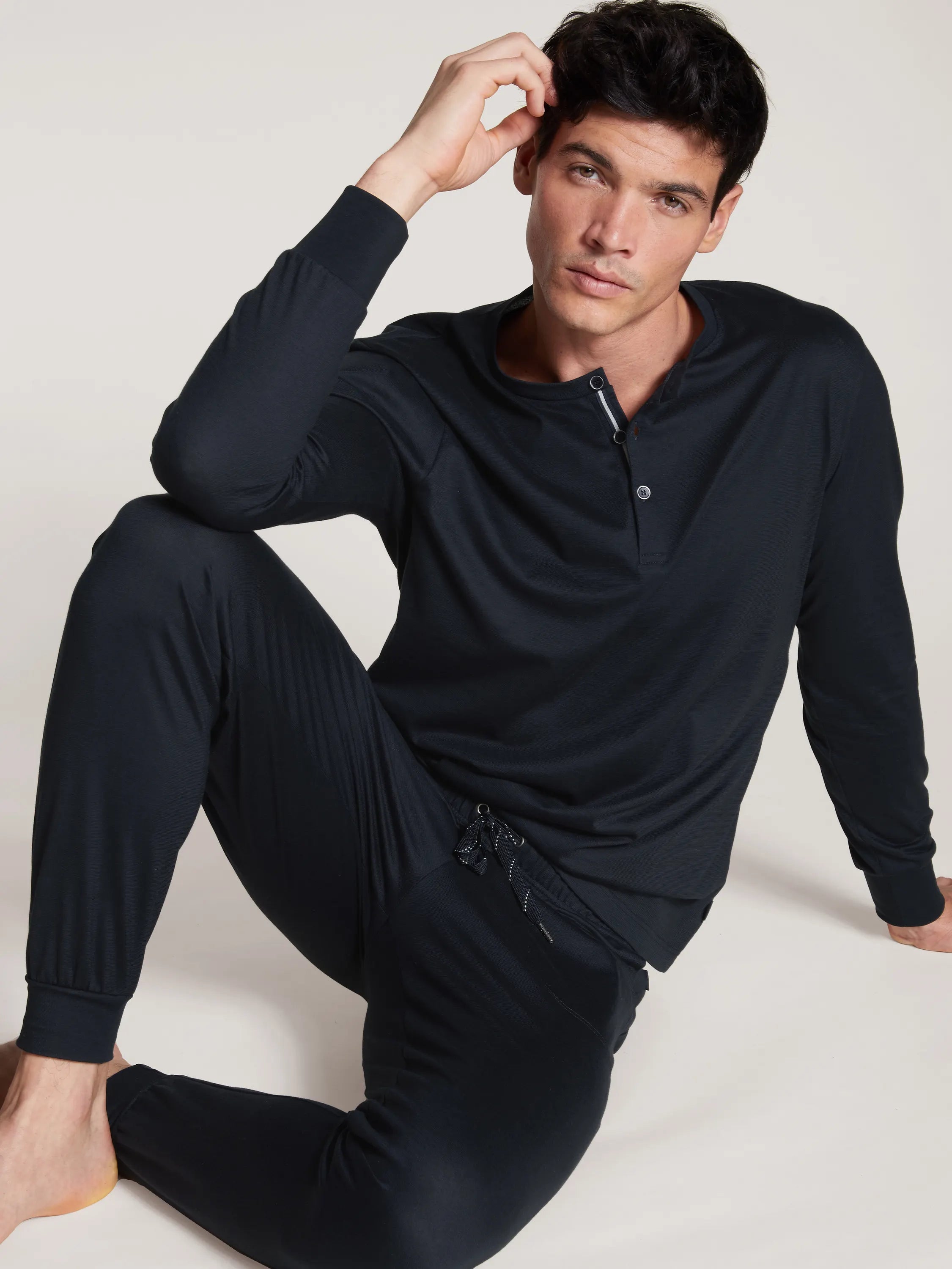 Langarmshirt aus Baumwolle