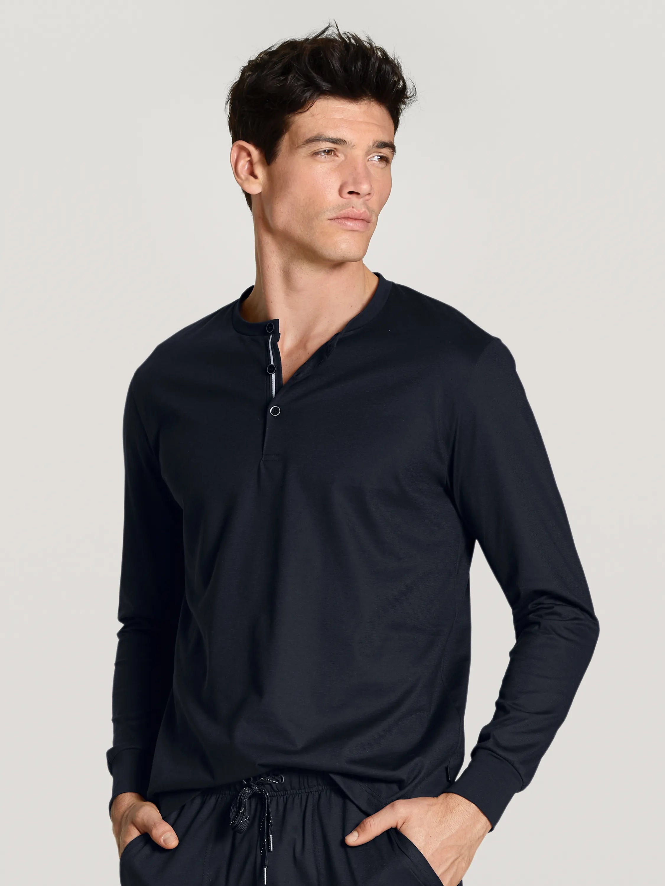 Langarmshirt aus Baumwolle