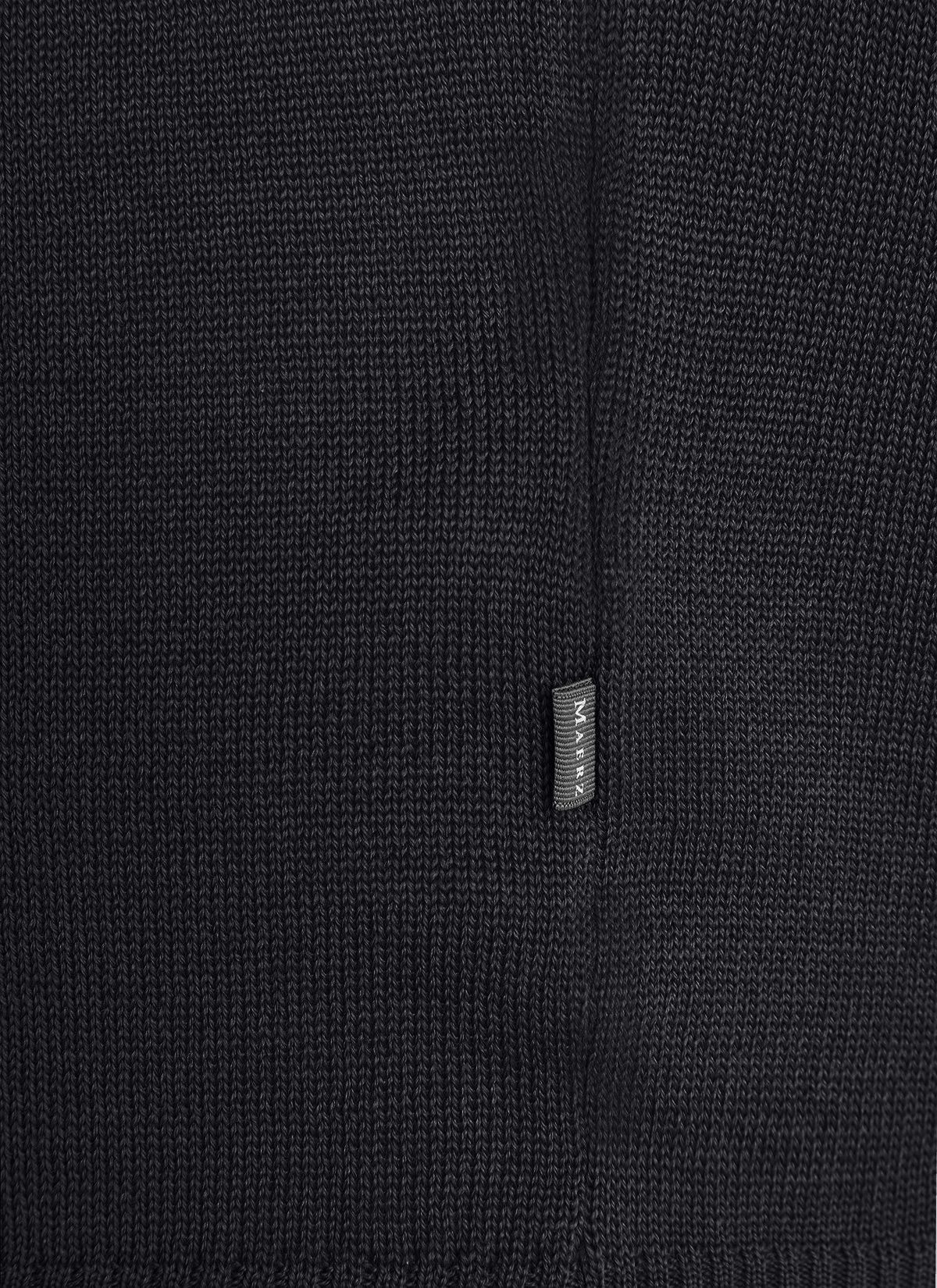 PULLOVER RUNDHALS 1/1 ARM, BLACK