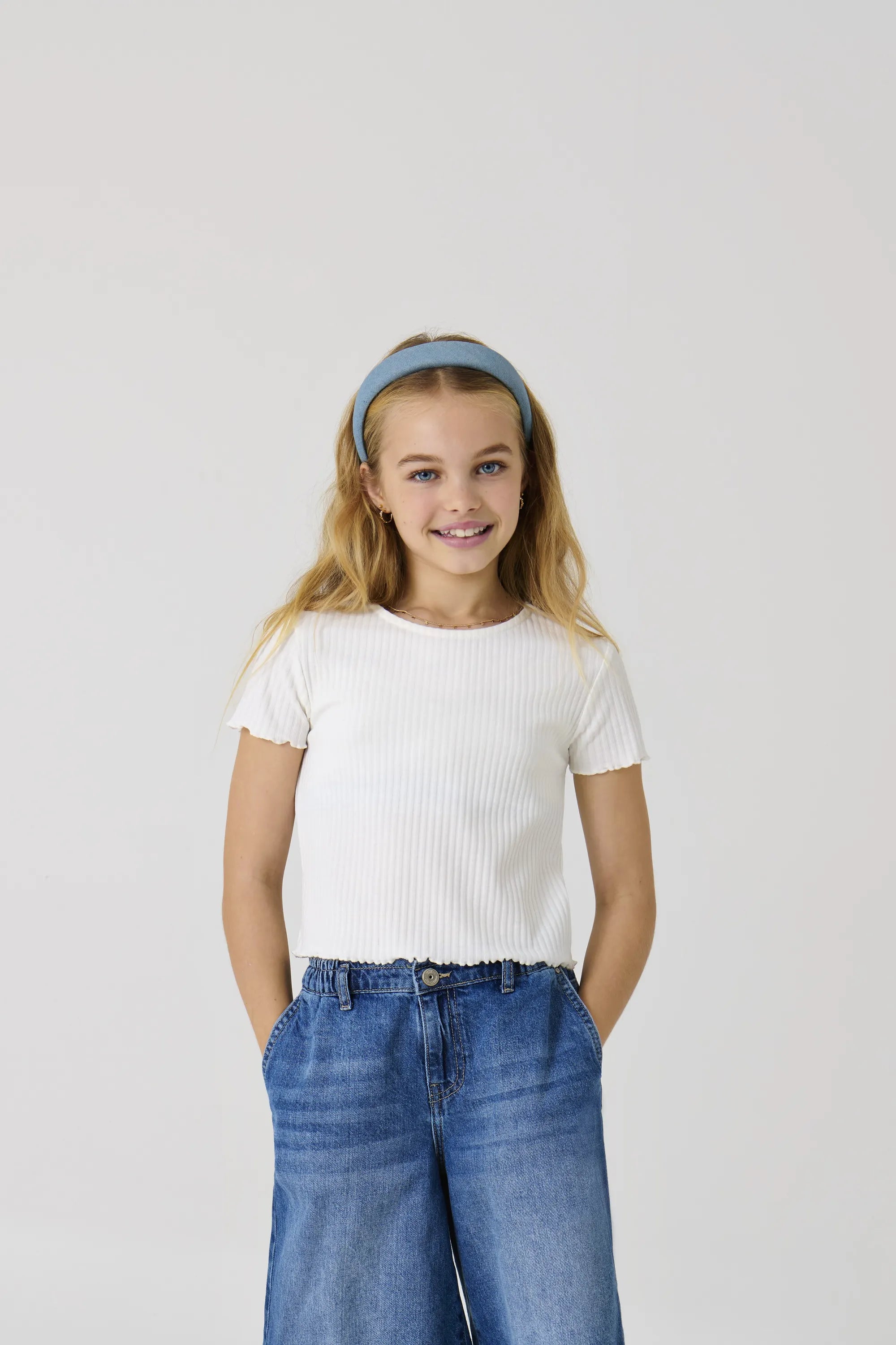 Geripptes T-Shirt
