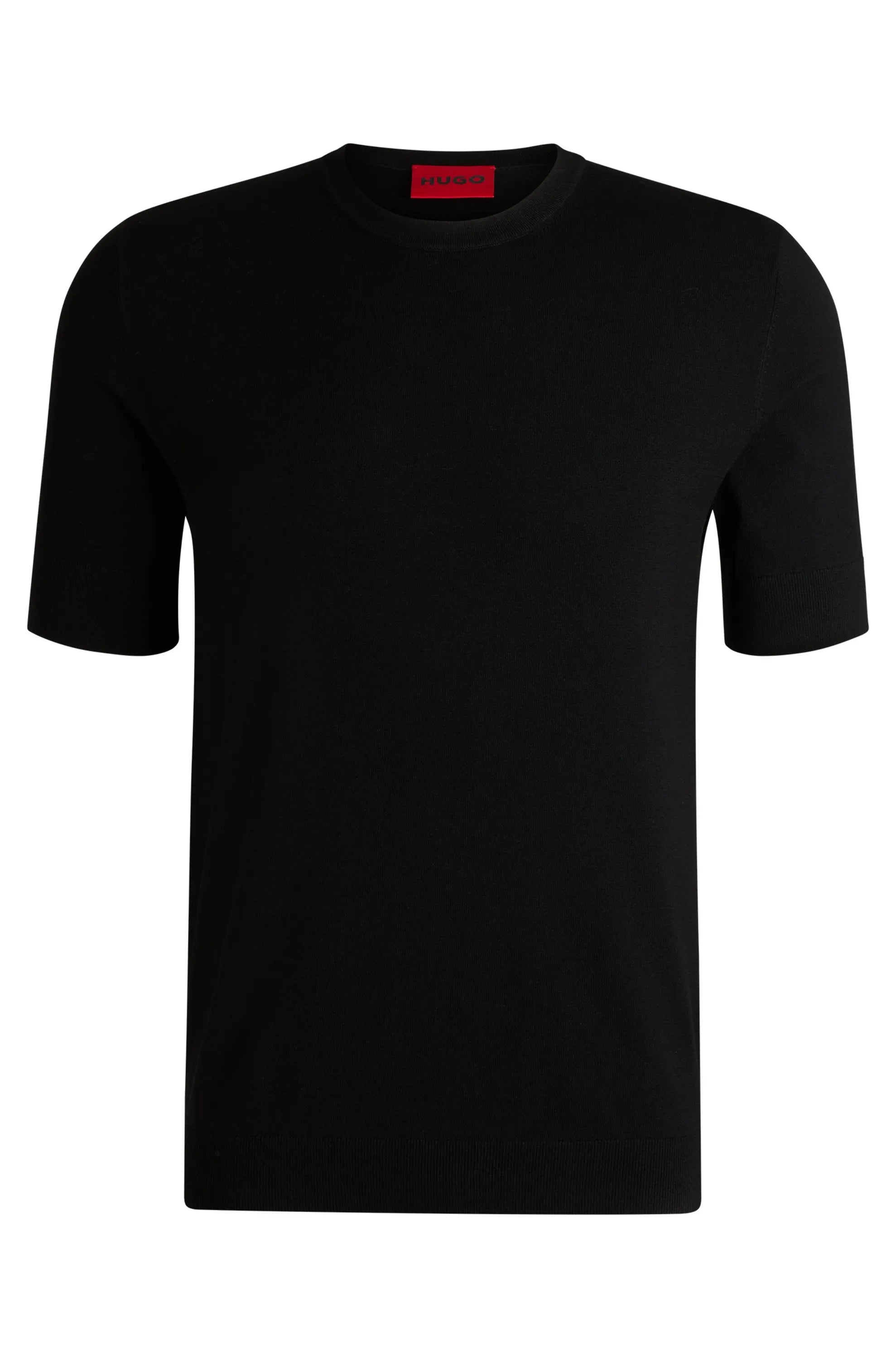 Strick-T-Shirt aus Viskosemix