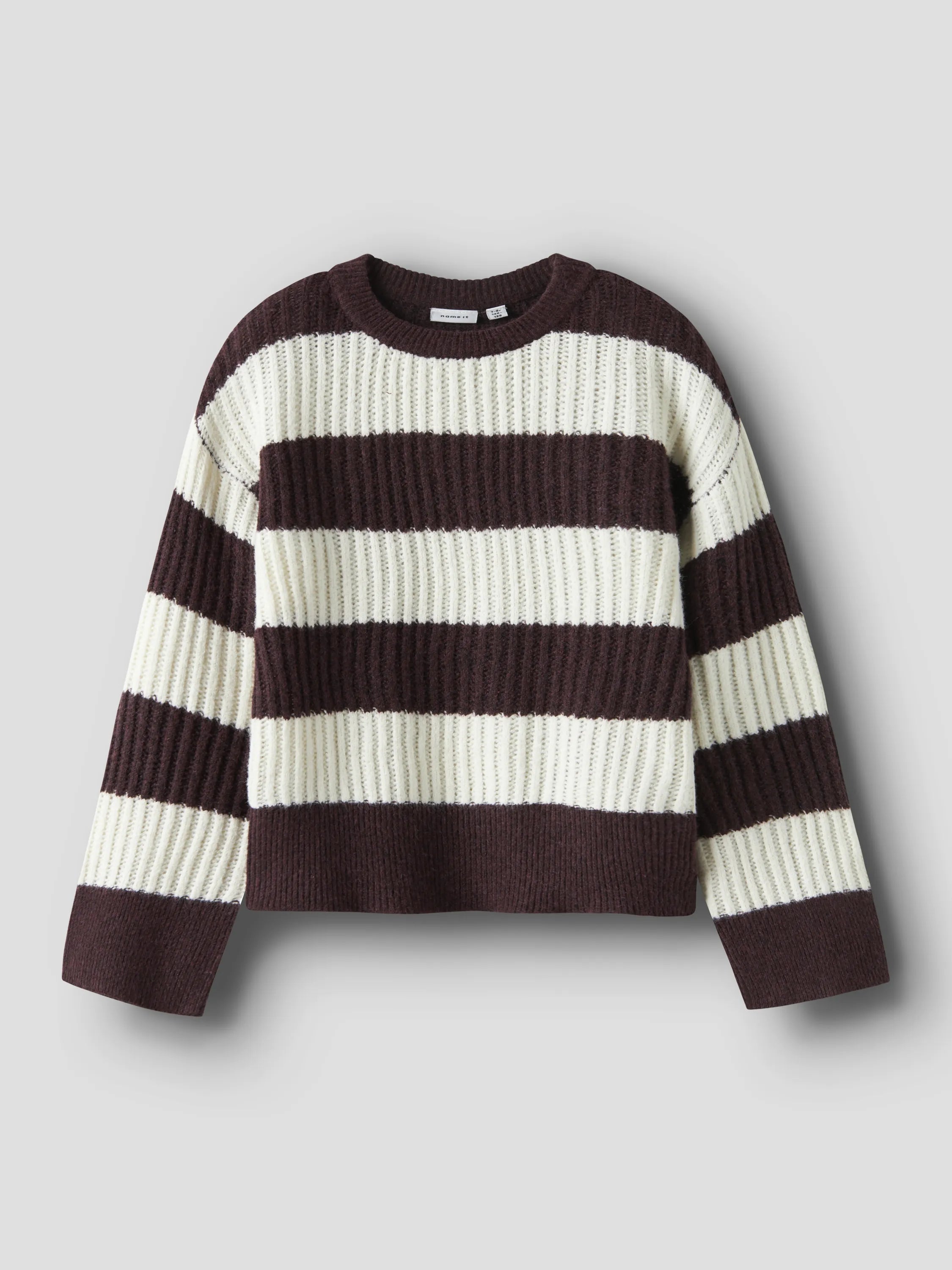 Strickpullover gestreift