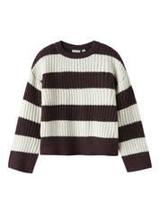 Strickpullover gestreift