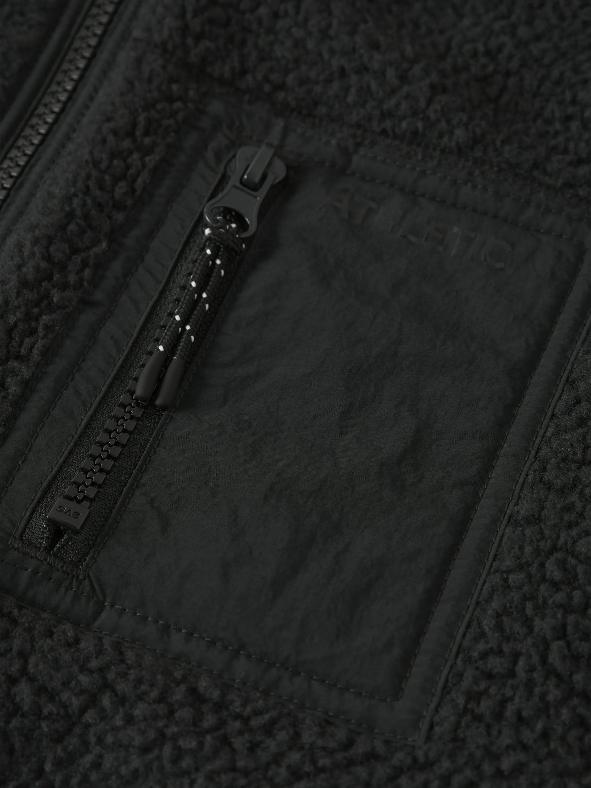 Übergangsjacke Teddy-Optik Stehkragen