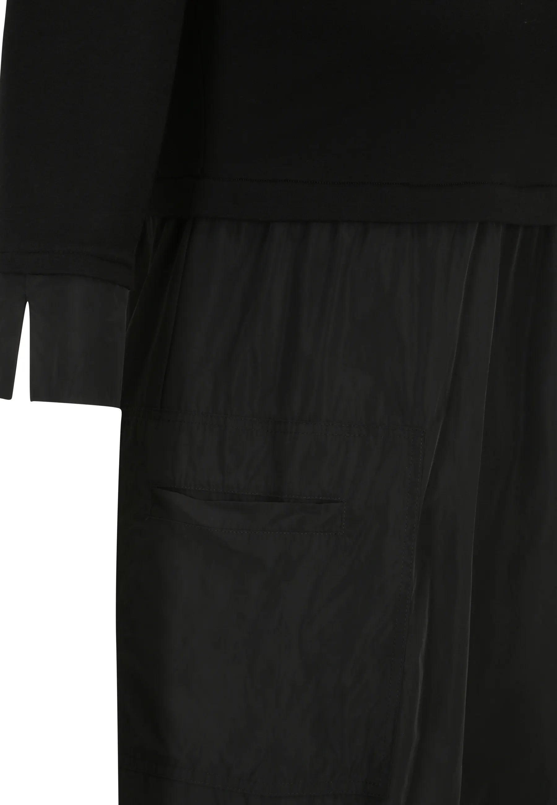 Longshirt mit Nylon-Einsätzen