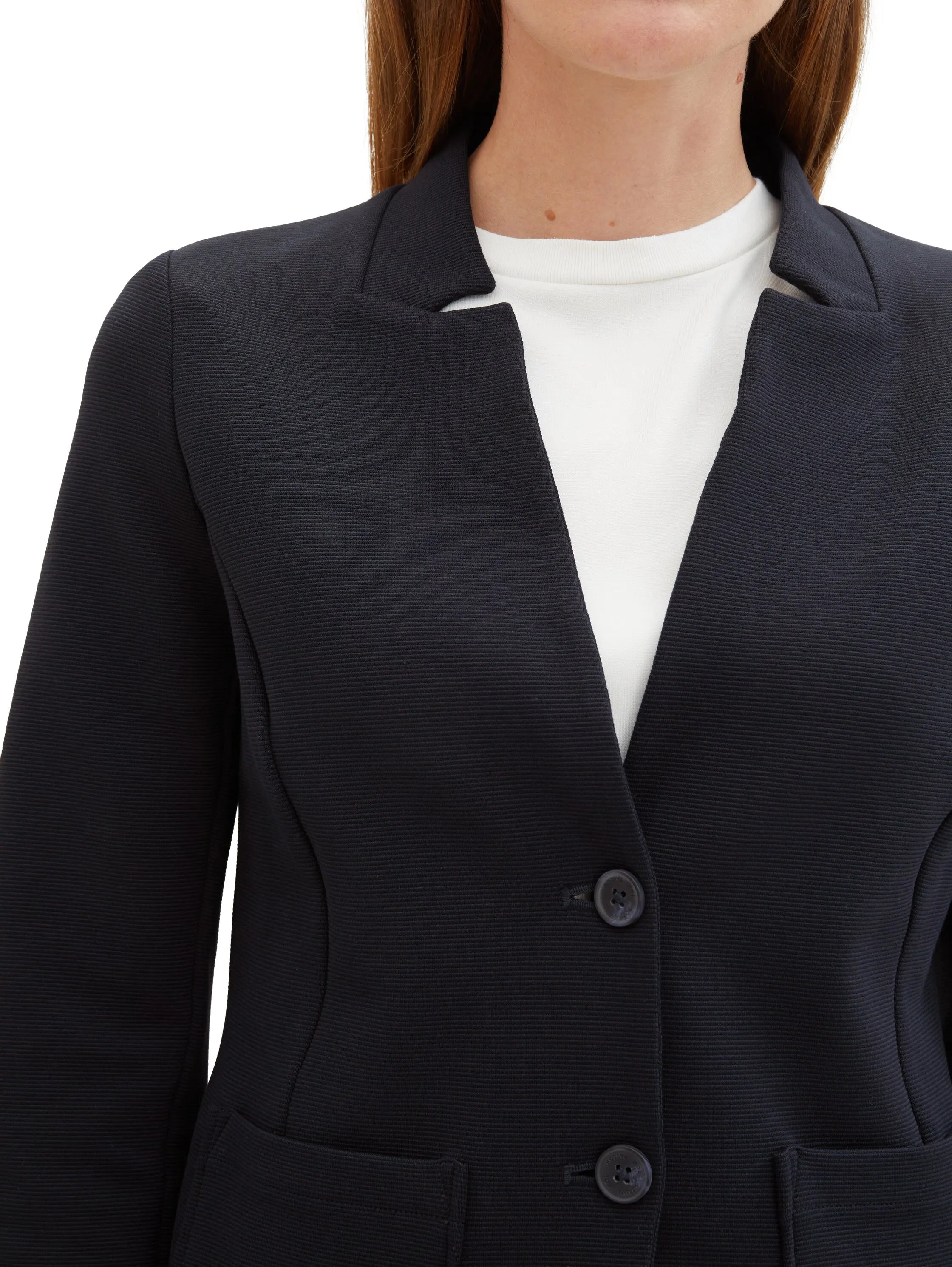 Blazer mit aufgesetzten Taschen