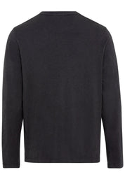 Langarmshirt mit Henleykragen