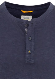 Langarmshirt mit Henleykragen