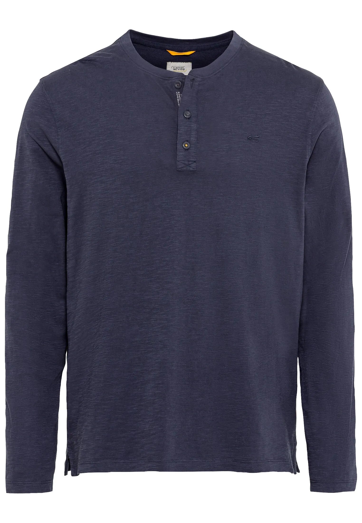 Langarmshirt mit Henleykragen