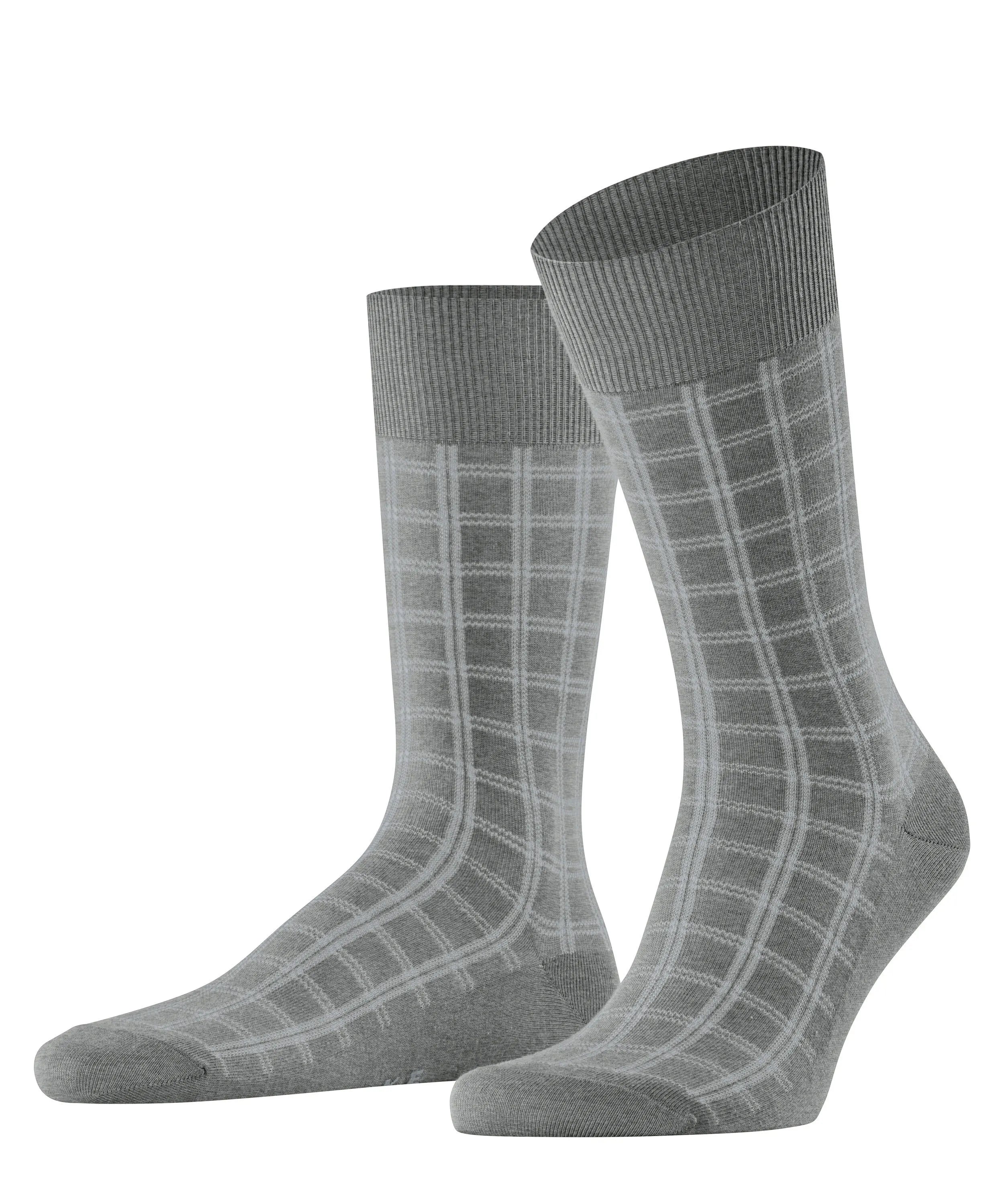 Karierte Socken aus Baumwolle