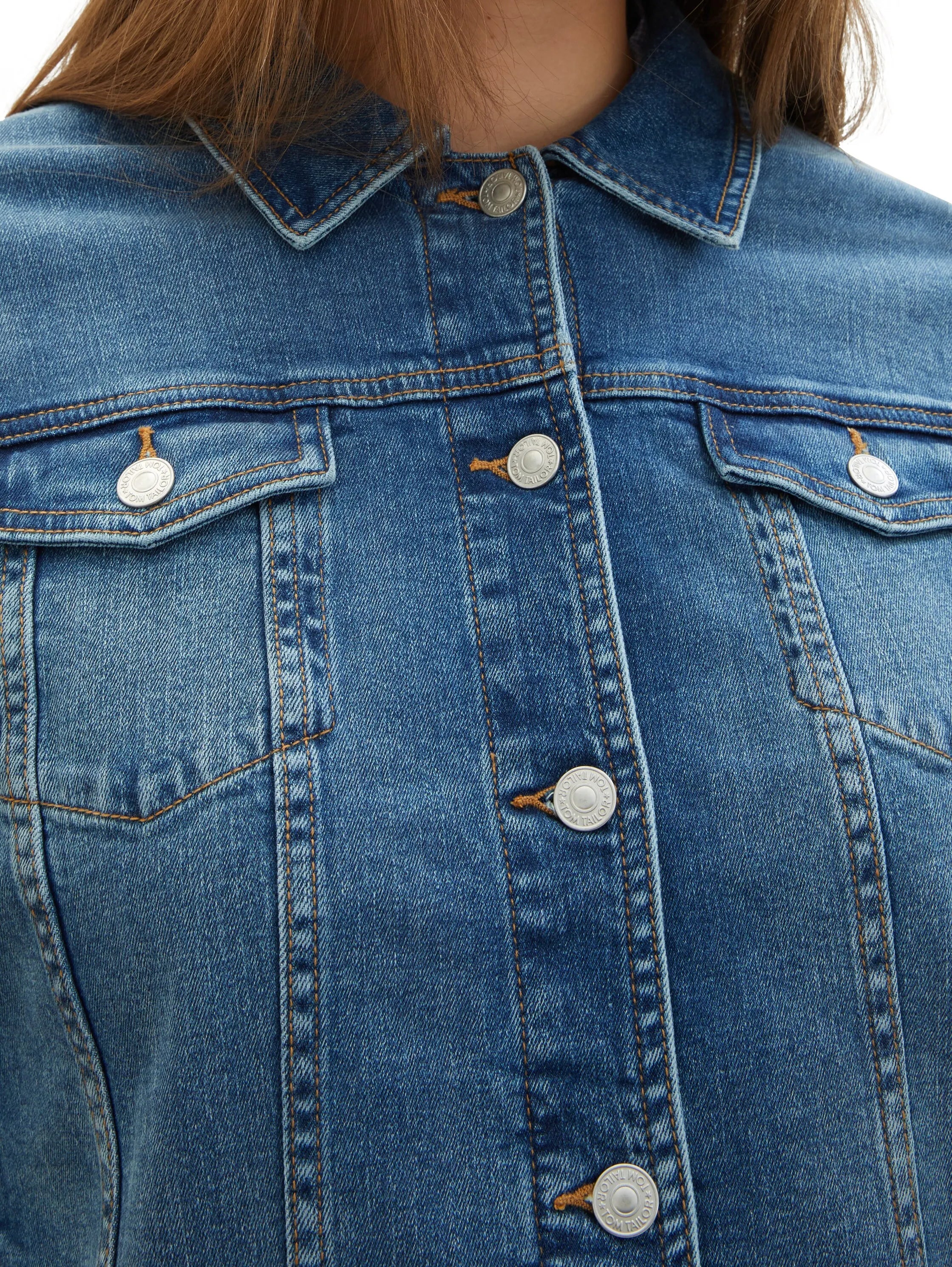 Jeansjacke aus Baumwolle