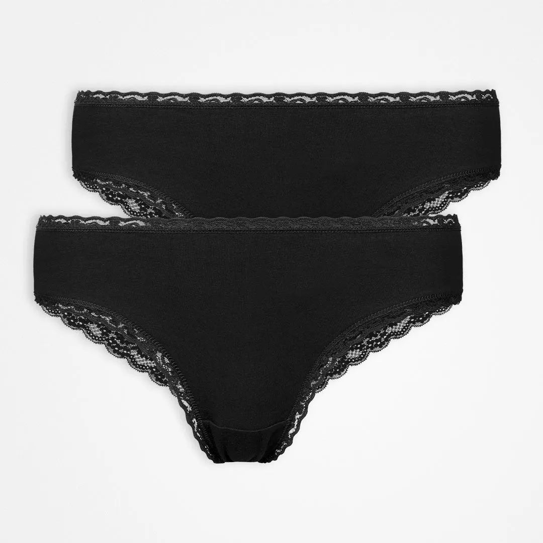 2er-Pack Brazilian Lace Slips