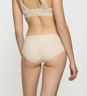 Maxi-Slip mit Spitzendetails