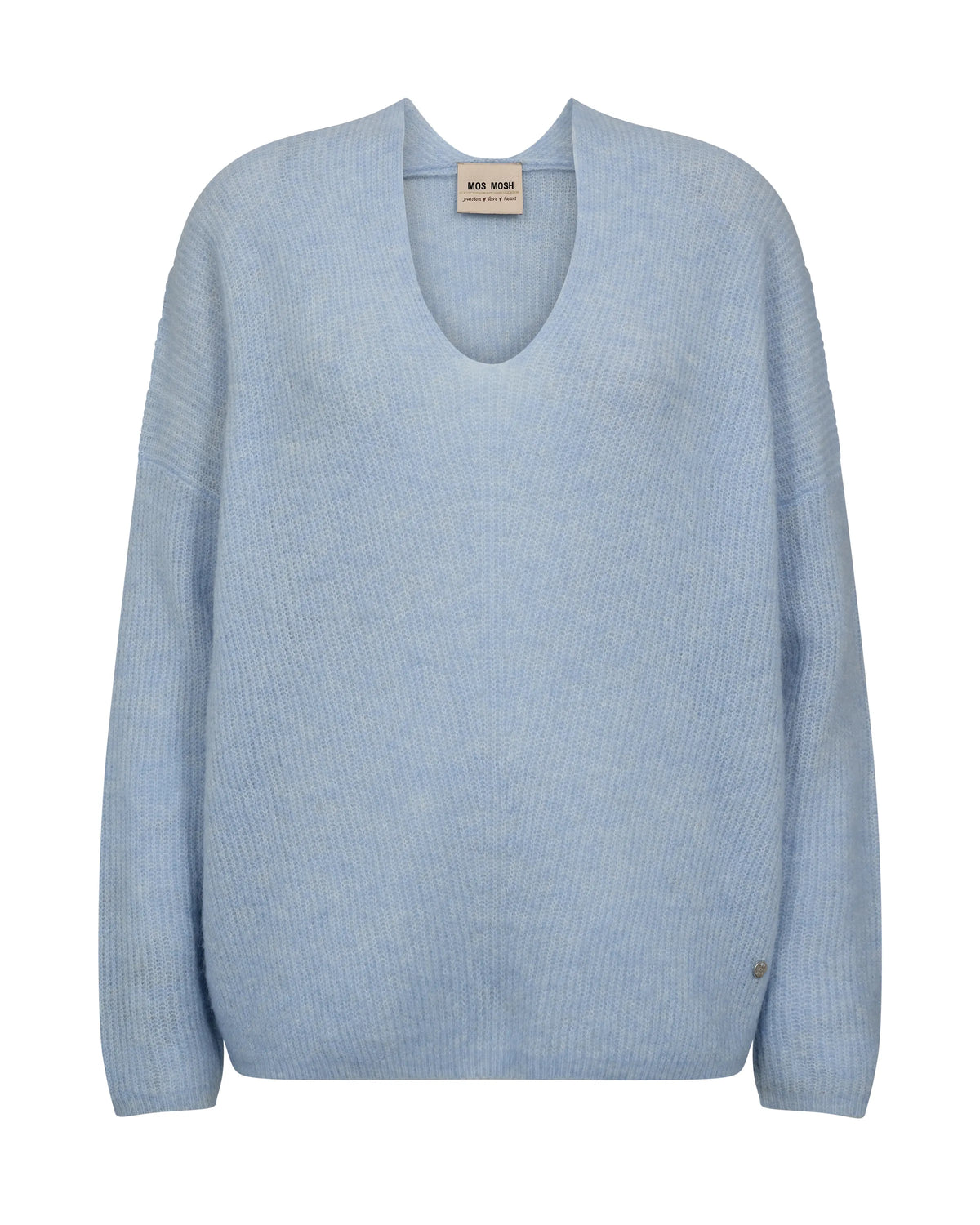 Strickpullover mit V-Ausschnitt