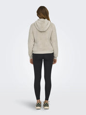 Fleecejacke ONPLUFFY mit Kapuze