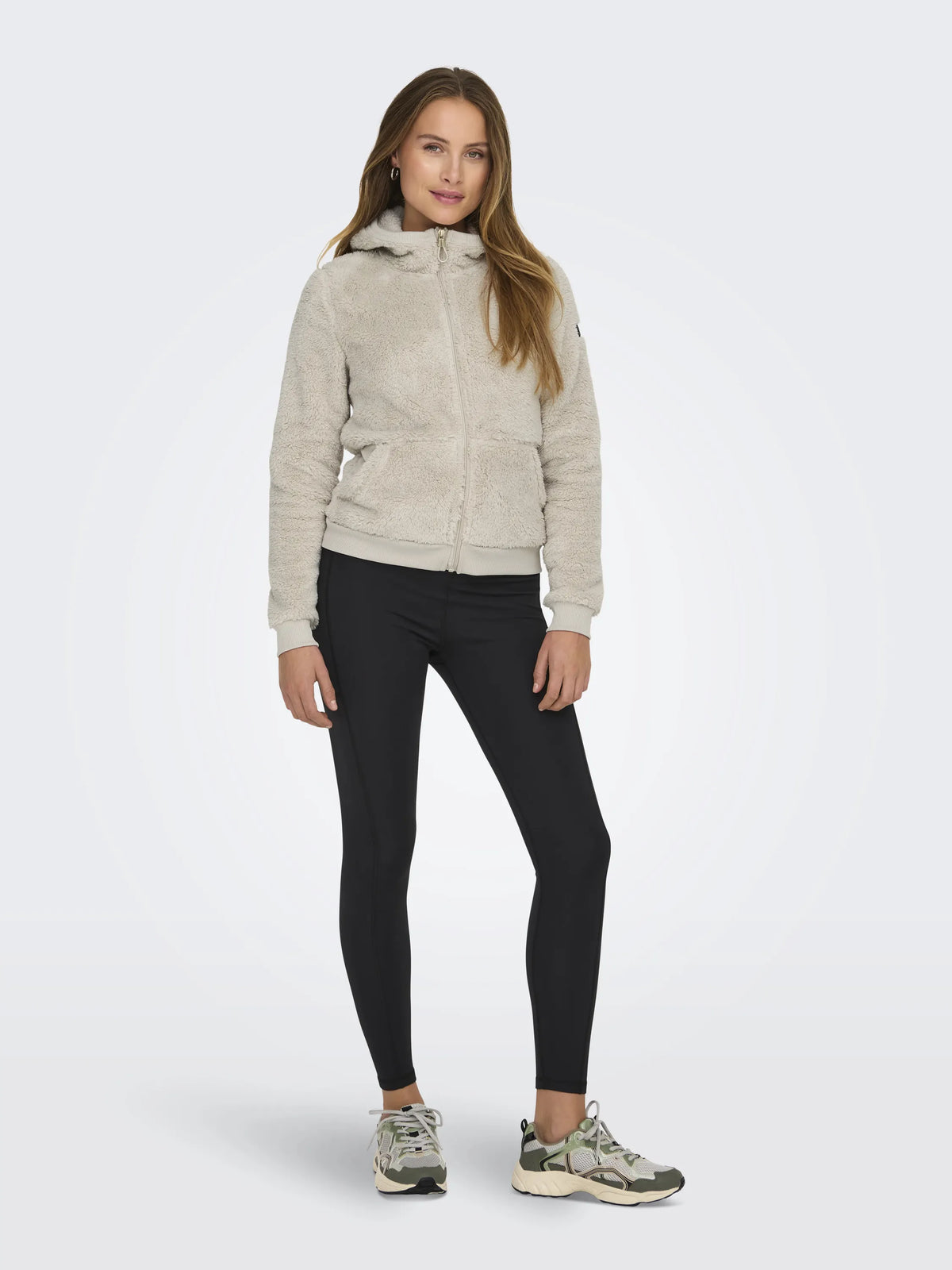 Fleecejacke ONPLUFFY mit Kapuze