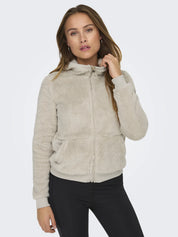 Fleecejacke ONPLUFFY mit Kapuze