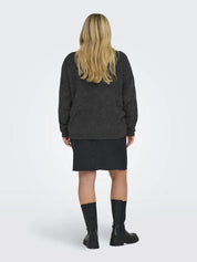 Strickpullover mit V-Ausschnitt