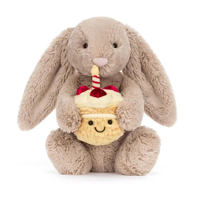 Kuscheltier BASHFUL BEIGE BUNNY BIRTHDAY
