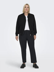 CARLUX L/S BOMBER JACKET NOOS, Black
