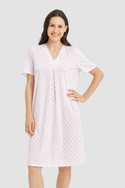 Nachtkleid aus Baumwollmix