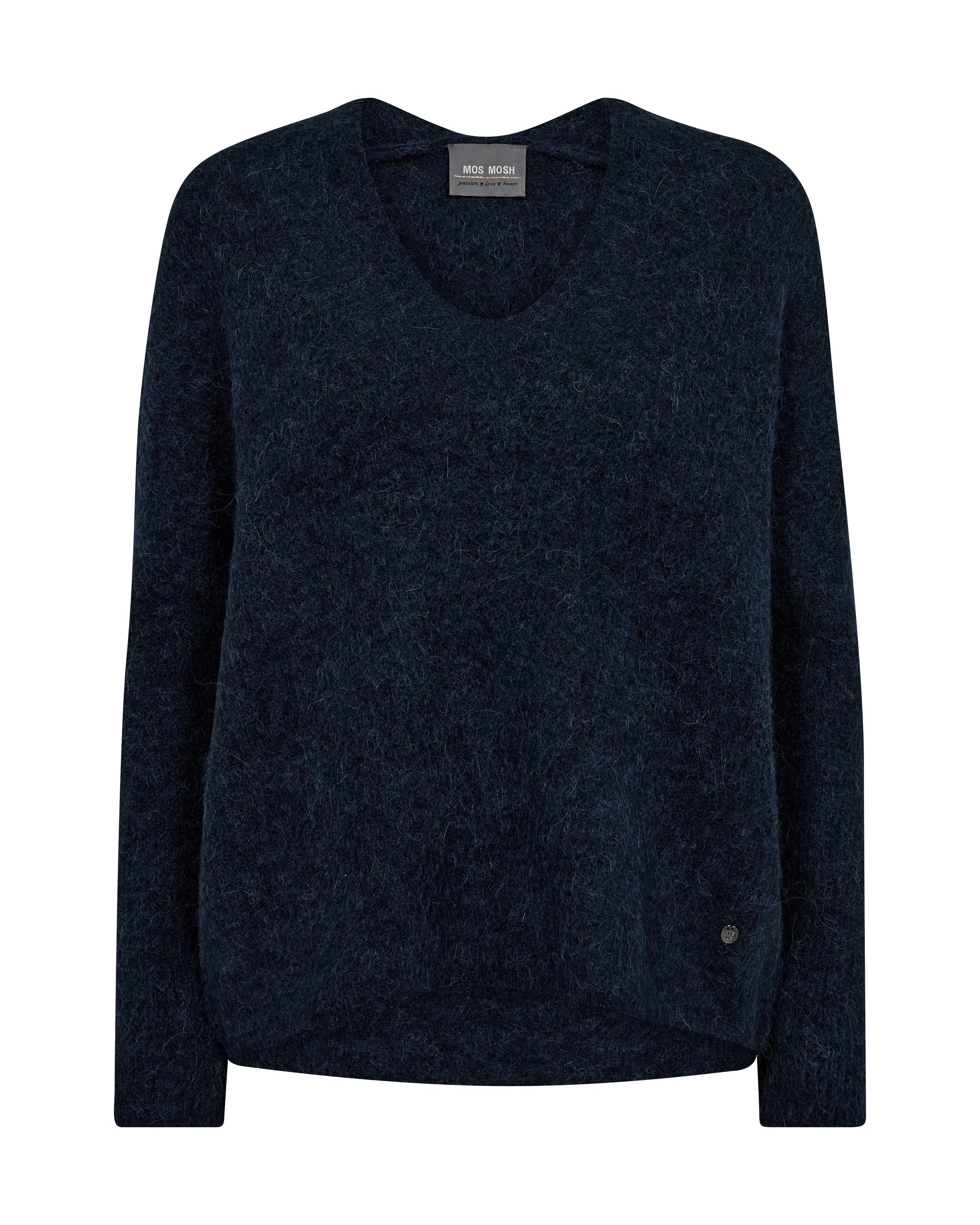 Strickpullover mit V-Ausschnitt
