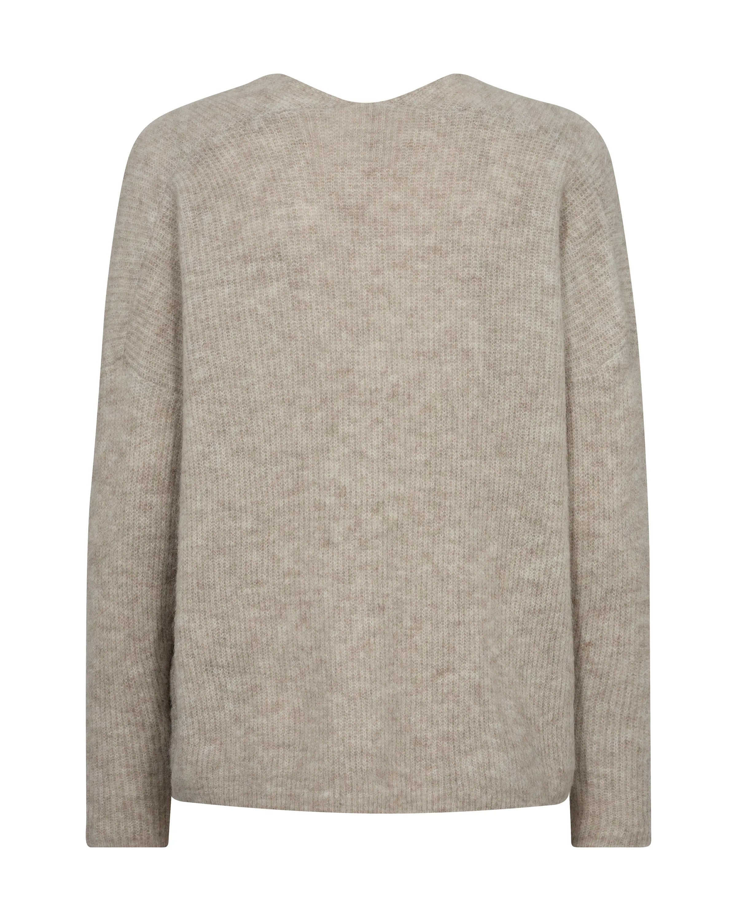 Strickpullover mit V-Ausschnitt