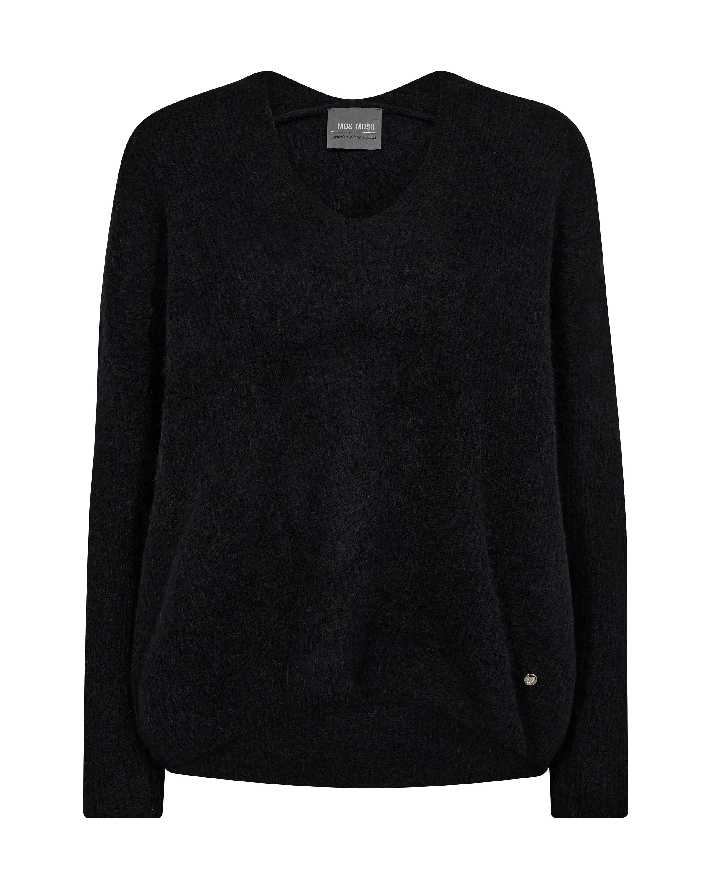Strickpullover mit V-Ausschnitt
