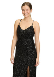 Abendkleid mit Pailletten