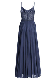 Abendkleid Maxi mit Pailletten