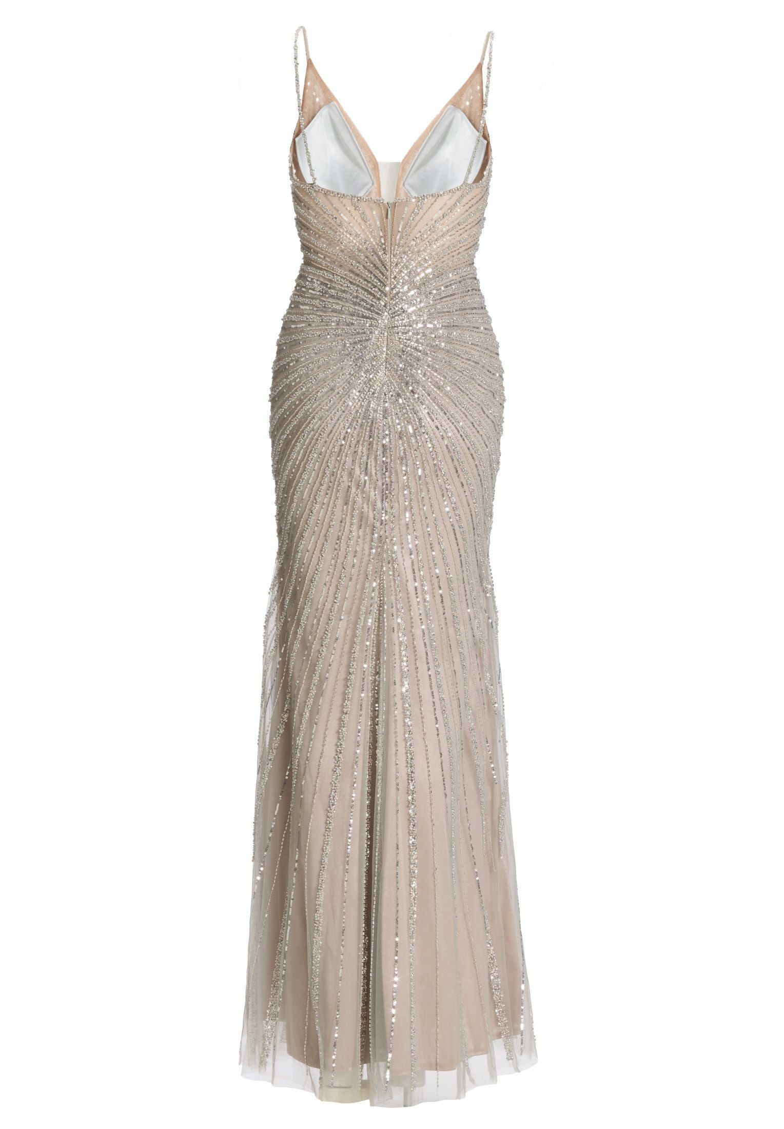 Abendkleid Maxi mit Pailletten