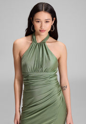 Abendkleid Maxi mit Neckholder