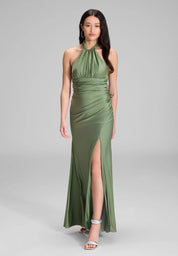 Abendkleid Maxi mit Neckholder