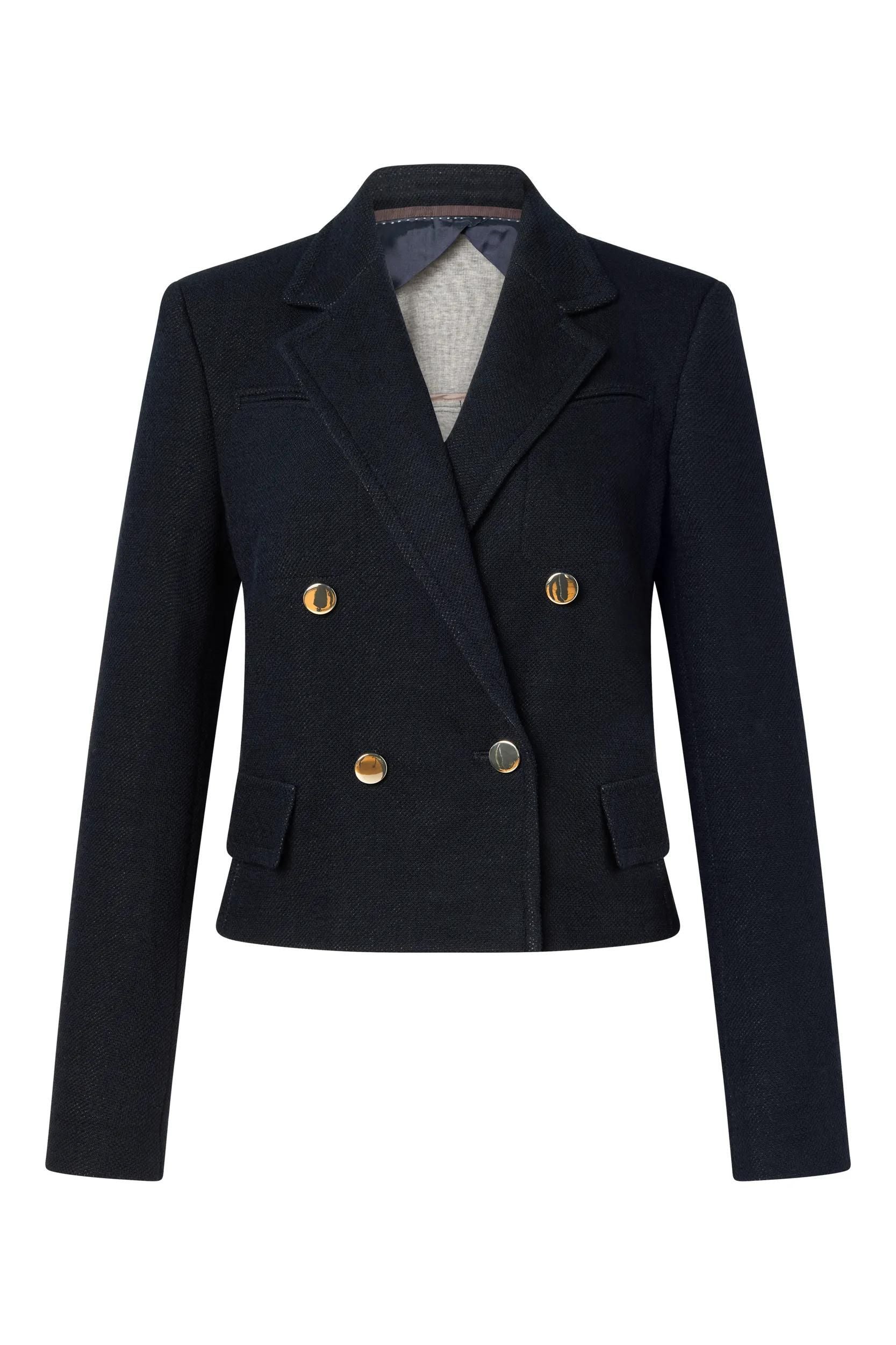 Blazerjacke aus Baumwolle