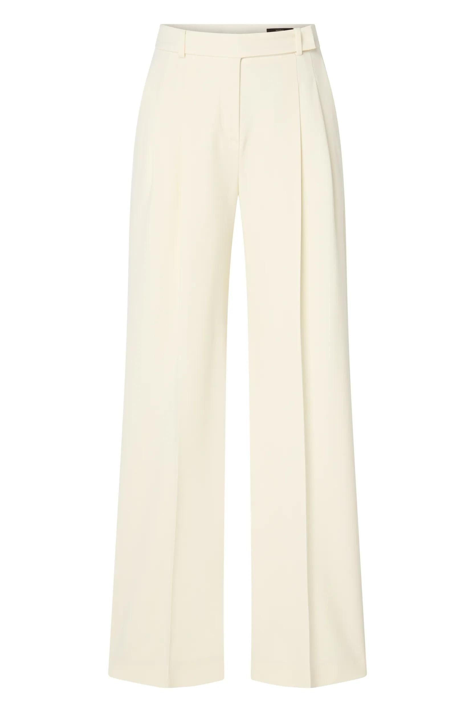 Faltenhose Wide Leg