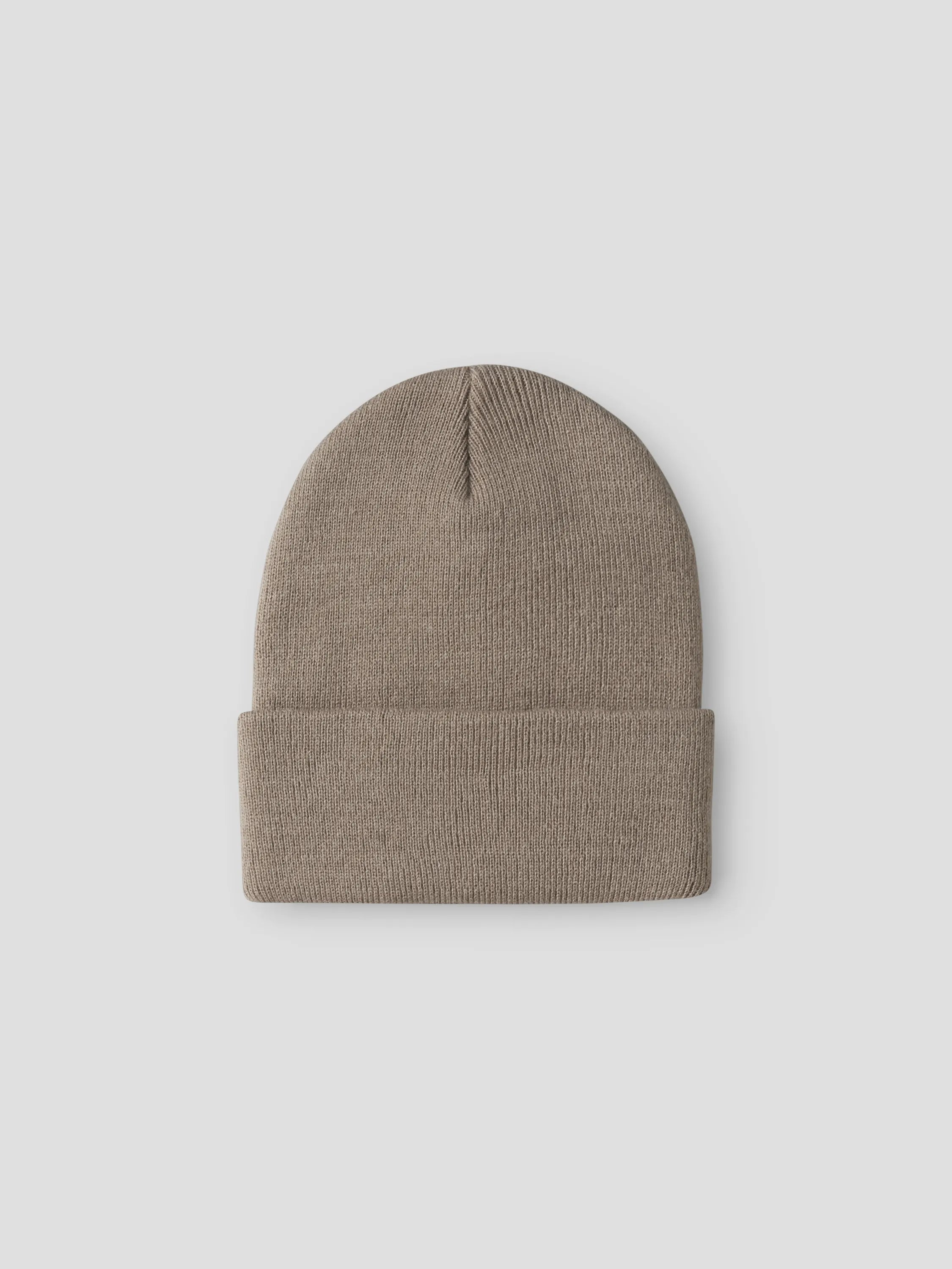 Strickmütze mit Umschlag