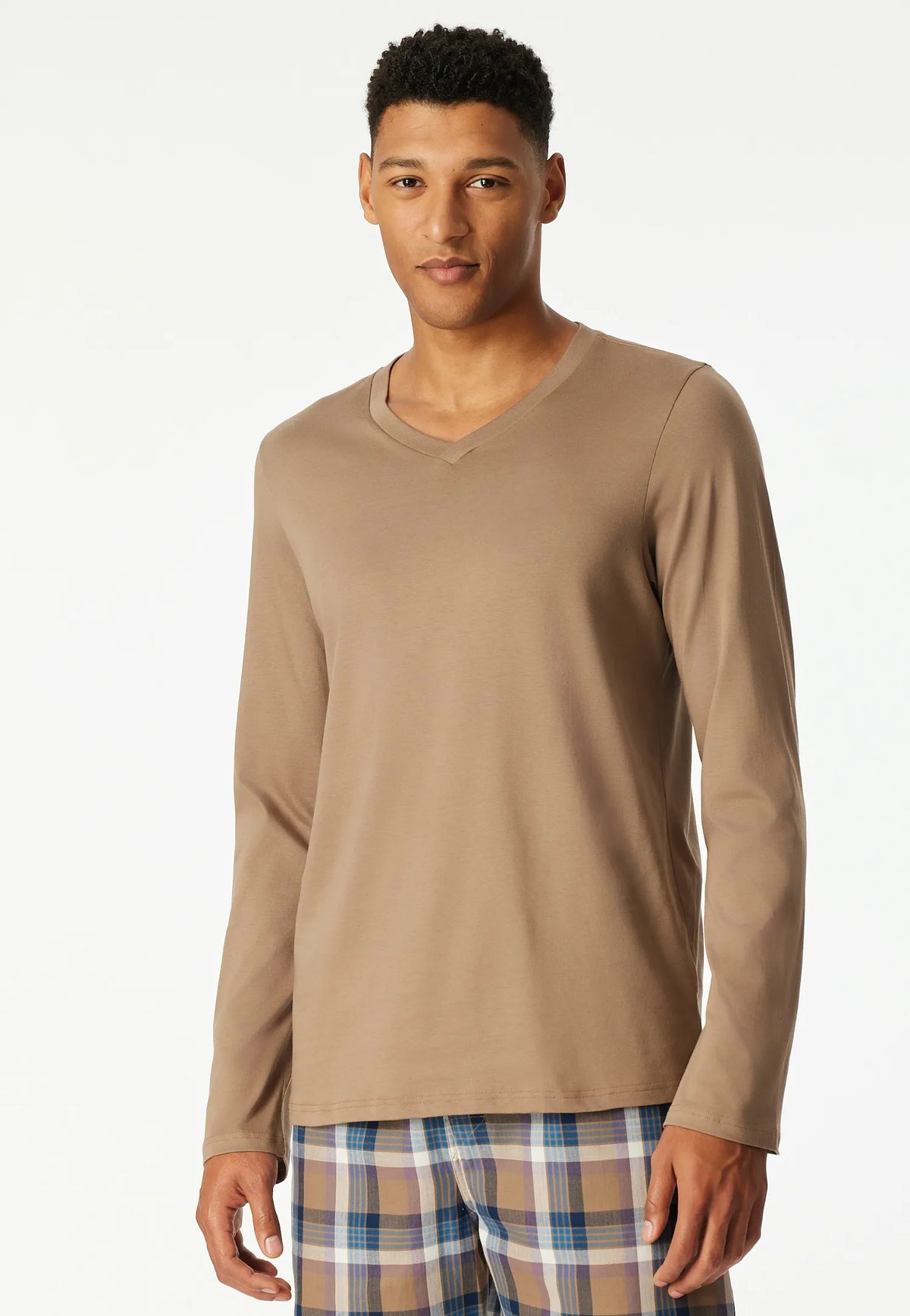 Langarmshirt aus Baumwolle