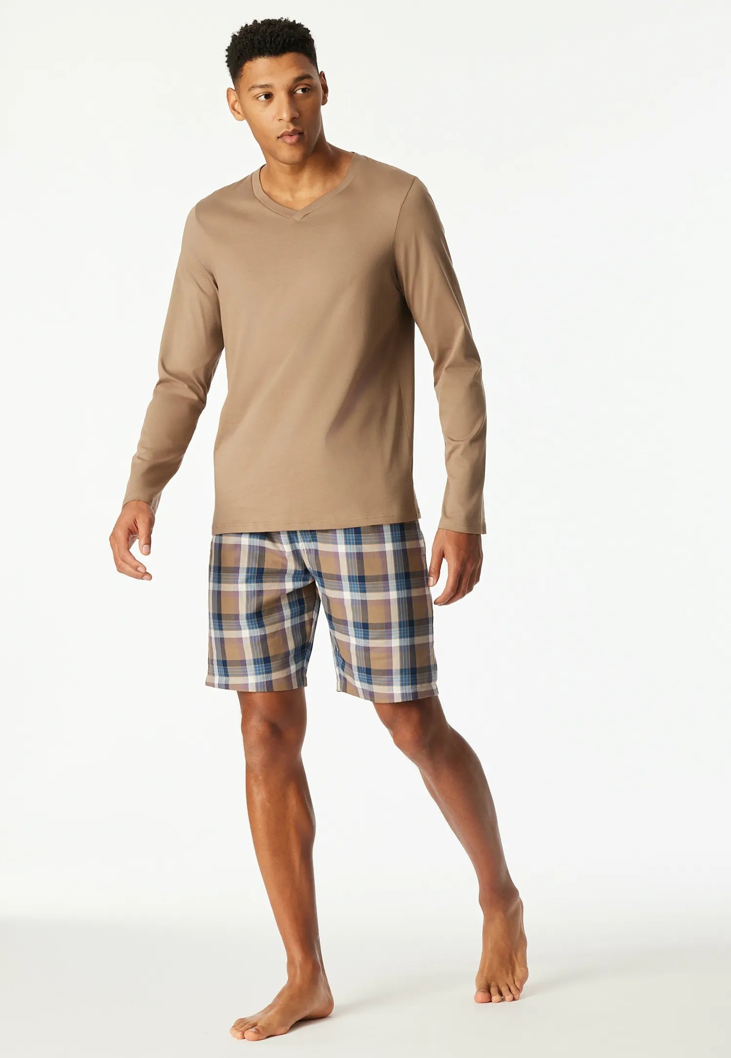 Langarmshirt aus Baumwolle