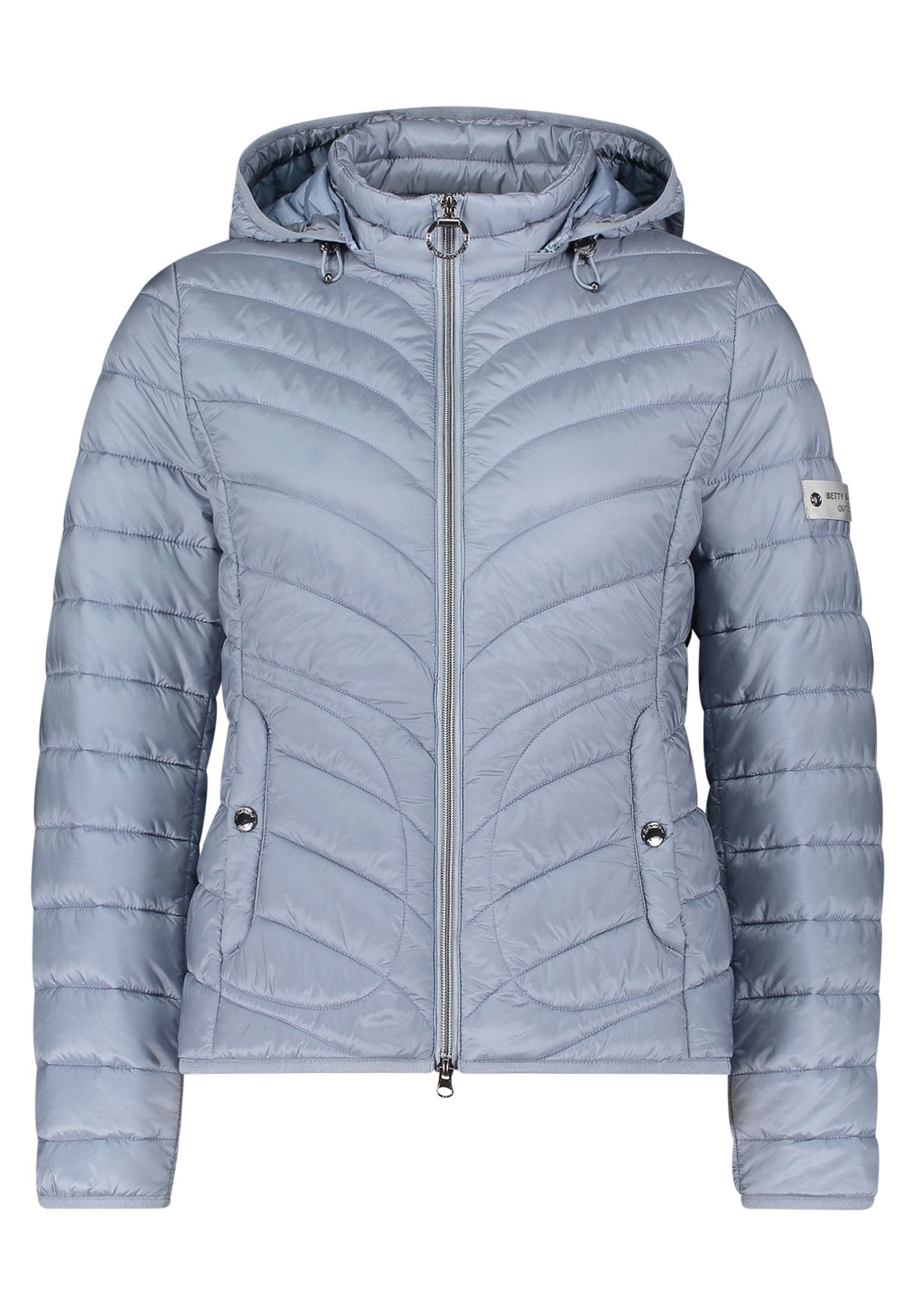 Steppjacke mit abnehmbarer Kapuze