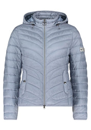 Steppjacke mit abnehmbarer Kapuze