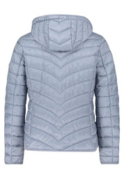 Steppjacke mit abnehmbarer Kapuze