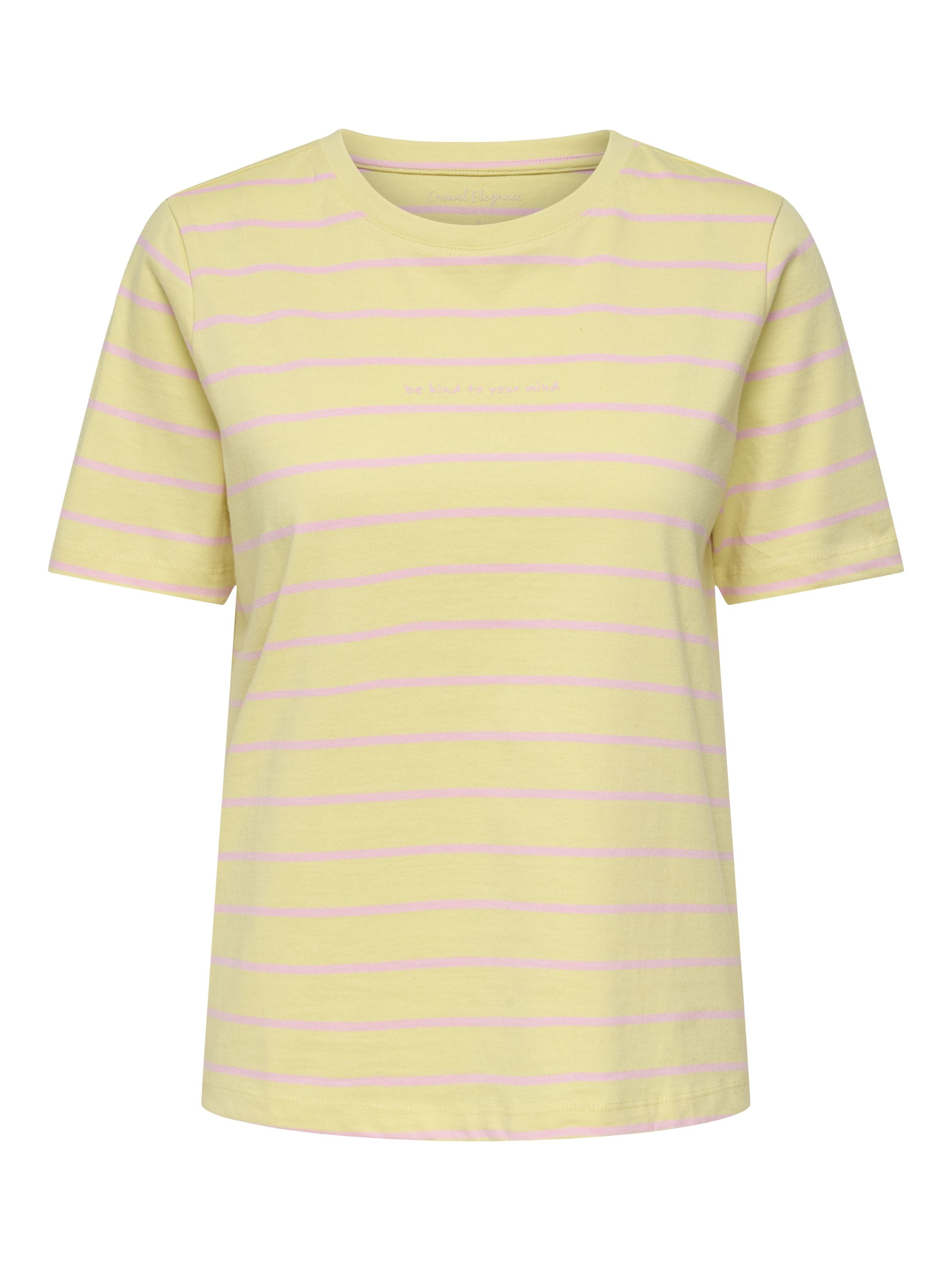 T-Shirt gestreift aus Baumwolle