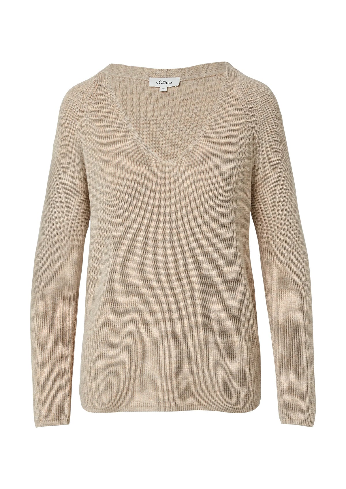 Strickpullover aus Baumwollmix